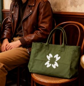 Bolsa de Mano Personalizable de Lona Larga de Algodón para Hospital, Playa o Viaje, con Logotipo de Letras, Patrón, Cinta, Cierre de Cremallera - Product Image 3