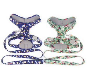 אביזרים לחיות מחמד pecheras para perro אופנה דפוס מותאם אישית לחיות מחמד אפוד טיולים רגליים לא למשוך הרצועה כלב ולרתמות - Product Image 6