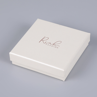 Boîte cadeau de mariage de style Simple, écharpe blanche de style ins avec boîte cadeau de main, logo personnalisé