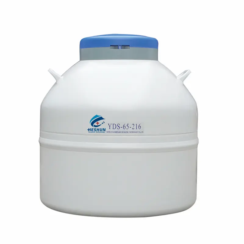 Wide neck laboratory series cryogenic vessel liquid nitrogen container