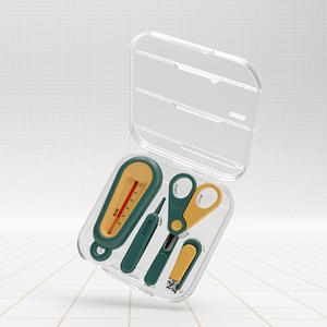 5 in 1 귀여운 아기 손톱 가위 세트 안티 고기 손톱깎이 세트 신생아 손톱 가위 세트 어린이를위한 안전 ABS 소재 - Product Image 4