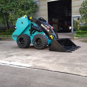<span class=keywords><strong>Loader</strong></span> <span class=keywords><strong>Mini</strong></span> Skid Steer <span class=keywords><strong>Mattson</strong></span> ML525W yang Dilengkapi Mesin Diesel Kubota, Tipe Beroda untuk Penggunaan Serbaguna - Product Image 3