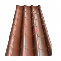Tuile de toiture en PVC de style espagnol, résine ASA haute résistance pour maison, garantie usine 30 ans