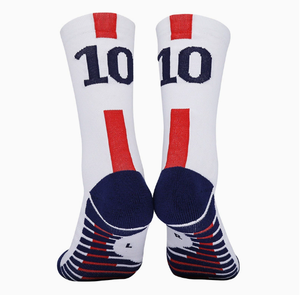 Calcetines de Fútbol Profesionales para Hombre, Tejidos de Otoño, Antideslizantes, de Secado Rápido, Transpirables, con Fondo de Toalla, para <span class=keywords><strong>Entrenamiento</strong></span>, con Letras de Atleta - Product Image 5