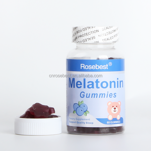 Complément alimentaire de marque privée Gommes de rêve pour le sommeil profond 10MG Mélatonine Vitamine D Extrait de magnésium S'endormir plus rapidement - Product Image 4