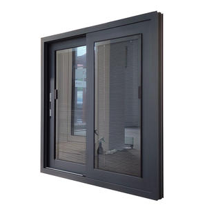 Finestre Scorrevoli in Alluminio con Veneziane Integrate e Doppio Vetro - Product Image 2