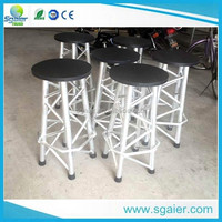 Chaises en aluminium portables, chaises empilables robustes pour les événements en plein air, les fêtes et les conférences