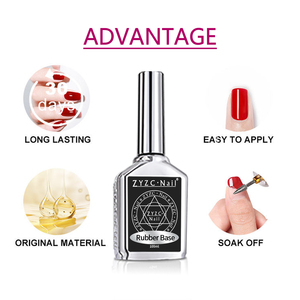 ZYZC เจลทาเล็บ UV เบสโค้ท เรซิ่นเนื้อแมท ปลอดสารพิษ เป็นมิตรกับสิ่งแวดล้อม ติดทนนาน แห้งเร็ว ใช้กับหลอดไฟ LED แห้งภายใน 30 วินาที - Product Image 6