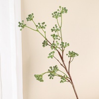 Groothandel 80Cm Kunstfruit Ornament Set Rood Blauw Gesimuleerde Bessen Groene Wijnstok Vruchten Klimop En Bloem Voor Woondecoratie