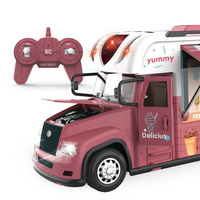 Nouveau modèle camping-car jouet voiture 2.4G télécommande récréative touring camion crème glacée rv jouer maison mini jouet camping-car pour les enfants