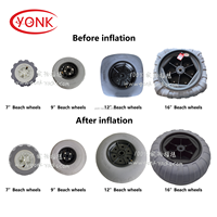 Pneus de chariot de plage Yonk, pneus de chariot de plage, roue en PU 12 pouces