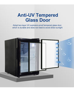 Fabricante proveedor refrigerador portátil mini nevera con congelador para dormitorio y habitación de hotel - Product Image 5