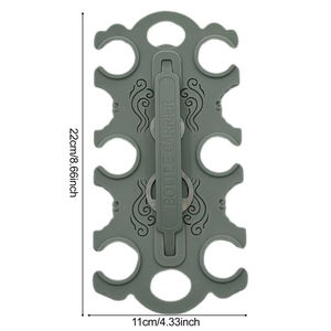 Soporte de Plástico para Cerveza, Portavasos para 6 Botellas y Portavasos Multiusos, Barra Portátil para Fiestas KTV y Barbacoa - Product Image 2