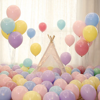Ballons en latex pastel macaron 5 10 12 18 36 pouces, ballons de couleur bonbon pour la décoration de fête d'anniversaire, de mariage