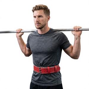 Cinturón de Levantamiento de Pesas Unisex de Cuero de Vaca Duradero DE LA Mejor Calidad 100% Nuevo Último Diseño para Ejercicio de Gimnasio - Product Image 1