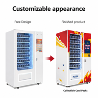 Distributeur automatique de cartes à collectionner et de produits TCG avec système de paiement multiple