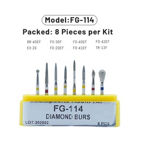 Kit composito per frese diamantate dentali FG con prezzo economico - Product Image 6