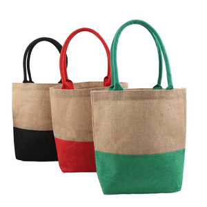 Bolsas de Yute Natural al por Mayor, Personalizadas con Asa, 30x40x10cm, Bolsas con Correa para el Hombro - Product Image 1