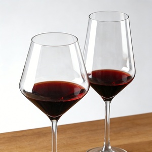 <span class=keywords><strong>Set</strong></span> <span class=keywords><strong>di</strong></span> 2 Bicchieri da Vino Senza Stelo in Stile Nordico, Bicchieri in Vetro Trasparente con Logo Personalizzato, Calici da Vino in Cristallo 400ml, Elegante Confezione Regalo, Vendita all'Ingrosso - Product Image 4