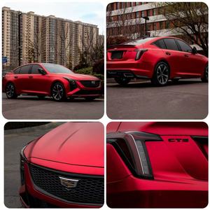 <span class=keywords><strong>Vinilo</strong></span> para Envolver el Capó del <span class=keywords><strong>Coche</strong></span> Catpiano, <span class=keywords><strong>Vinilo</strong></span> de Alta Calidad para Automóviles, Rojo y Negro, Rollo de <span class=keywords><strong>Vinilo</strong></span> Satinado Rojo para Envolver Todo el Cuerpo del <span class=keywords><strong>Coche</strong></span> - Product Image 2