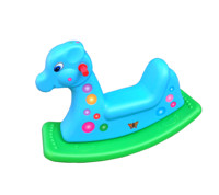 Cheval à bascule en plastique PE de qualité supérieure pour usage intérieur, maternelle et parc d'attractions pour enfants