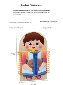 Piccolo Uomo di Legno Creativo Ginnastica Sportiva Puzzle Educativo Divertente <span class=keywords><strong>con</strong></span> Bastoncini di Varie Forme per Asilo - Product Image 2