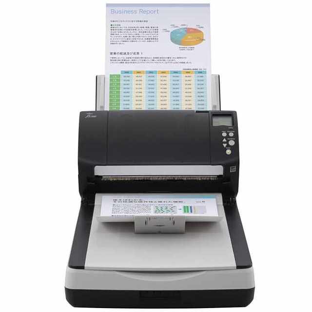 Fujitsu Fi-7280 High-Speed Automatic Feeding Double-Sided A4 CIS USB Scanner 80 Pages/160 Sides Per Minute 24-Bit Color 600x600