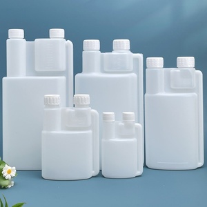 มีสินค้าในสต็อก ขวดพลาสติก HDPE คอกลมคู่ ขนาด 250 มล. <span class=keywords><strong>500</strong></span> มล. 1000 มล. ขวดแบ่งปริมาณแบบคู่ ขวดเบตติกซ์แบบสองช่อง ขนาด 16 ออนซ์ พร้อมเครื่องชั่ง - Product Image 2