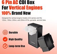 Boîtier CDI AC 6 broches économique pour moteur vertical CG125-250cc, ATV, Quad, Go Kart, Moto tout-terrain, Scooter – Pièce de course haute performance (AC-CG)