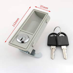 Poignée de porte en alliage de zinc pour meubles, serrure à came en métal pour armoire - Product Image 5