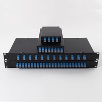 Kotak Terminal Serat Optik FTTH GSM IP20 Berbahan Logam dengan 4 8 12 Port TB Optical Fiber Fusion Splicing Thickened FC SC LC ST