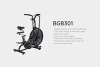 Nouveau Design Vélo d'Air Professionnel en Acier à Résistance Ventilateur, Capacité 150kg, Certifié EN957, pour Fitness Intérieur et Extérieur, Vente en Gros