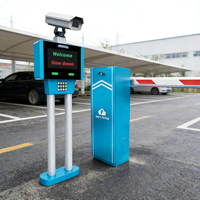 Système de reconnaissance de plaques d'immatriculation pour parking sécurisé Chian, barrière de circulation automatique réglable à grande vitesse
