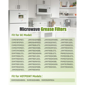 Filtre à graisse pour four à micro-ondes Xinrui, 290x149x2.5mm, en acier inoxydable, forte compatibilité pour WB02X35491 - Product Image 3