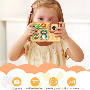 Kids 140 Wide Angle LED <b>Flashlight</b> Camera Toy MicroSD 4MB Memory MP3 Functions 2.4inch Screen Gift for 3-6 Year Old Boys Girls - Product Image 3