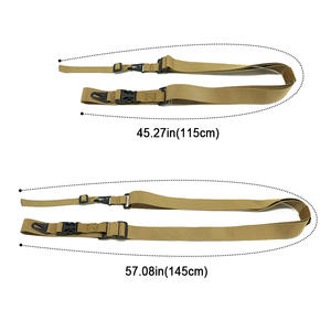 1.5" High Pressure <b>Nylon</b> 6X Outdoor Sport 3-Point Adjustable Shoulder Strap Quick-Detach Equipment Sling with Swivel HK <b>Hook</b> - Product Image 6