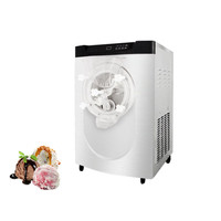 Commerciële desktop hard ijsmachine voor yoghurt & melk, hoge productiviteit, fruitijsmachine voor snackapparatuur