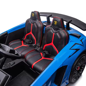 Voiture électrique <span class=keywords><strong>Lamborghini</strong></span> Aventador SVJ sous licence, 2 places, pour adultes et enfants, moteur sans balais, batterie 24V, surdimensionnée pour les grands enfants - Product Image 4