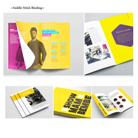 Servicio de Impresión de Libros de Papel Personalizados de Fábrica para Folletos Comerciales, Revistas, Catálogos, Volantes, Menús, Folletos, Impresión Offset