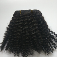 Extensions de cheveux afro crépus à texture nouvelle, très demandées, meilleure qualité, mèches de cheveux humains vierges bruts du Cambodge, afro crépus 4a4b