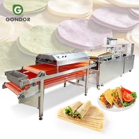 Ligne de production de tortillas, machine à farine et machine de fabrication de pita en gros pour tortillas de tacos