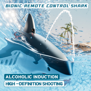 Juguete de Tiburón a Control Remoto 2.4G con Cámara HD y Función de Rociado de Agua, Barco <span class=keywords><strong>RC</strong></span> Eléctrico Biomimético para Niños, Juego al Aire Libre - Product Image 6