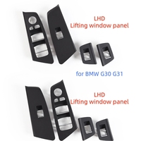 Cache de protection noir pour bouton de lève-vitre de porte avant et arrière pour BMW Série 5 G30 G31 F90 525i 530i 540i