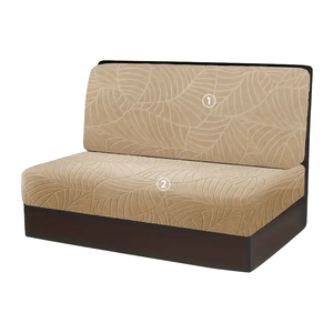 <span class=keywords><strong>Housse</strong></span> extensible imperméable en jacquard à motif feuilles, <span class=keywords><strong>housse</strong></span> élastique épaisse antidérapante pour siège <span class=keywords><strong>de</strong></span> banquette <span class=keywords><strong>de</strong></span> camping-car, <span class=keywords><strong>caravane</strong></span> - Product Image 4