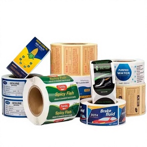Impresión de Etiquetas Adhesivas de Vinilo, Etiquetas Personalizadas en Rollo, Fábrica de Etiquetas Adhesivas, Etiqueta Redonda con Logotipo, Etiqueta Transparente con Impresión de Inyección de Tinta y Lámina Dorada - Product Image 6