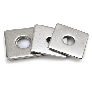 Wholesale Carbon Steel Custom Zinc Plated Steel Square Hole Plate Washer DIN436