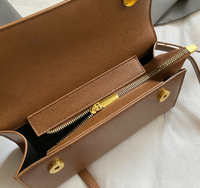 Sac à main pour femme en cuir PU, mini sac carré à bandoulière, sac à épaule, design de niche, tendance