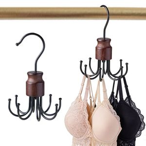 En gros Cintre en bois à 8 crochets pour vêtements, soutiens-gorge, ceintures, sacs, chapeaux et cravates, pour la maison, le placard et le dortoir - Product Image 2
