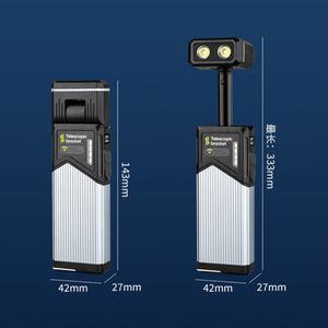 Telescopic Bracket Led <b>Work</b> <b>Light</b> 143mm 42x27mm Dimmable Aluminum Alloy Rectangular High Brightness - Product Image 1