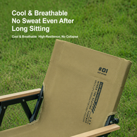 Chaise de camping pliable Kermit, chaise portable pour le camping, la randonnée, le pique-nique, la pêche, le patio, les voyages